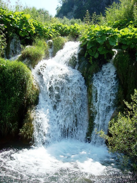 водопады парка Плитвицкие озера