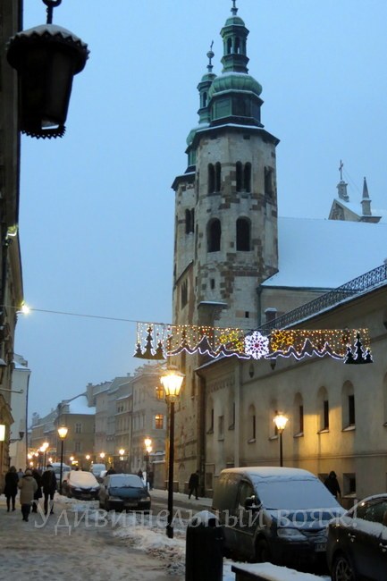 достопримечательность Кракова церковь Св.Андрея 