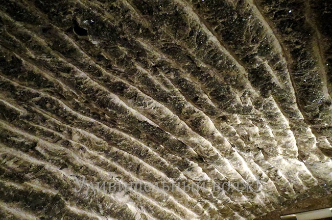потолок из соли в шахте Величка