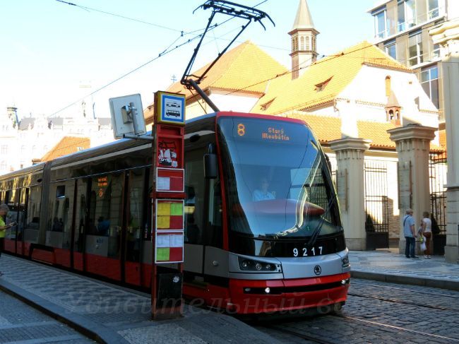 общественный транспорт Праги