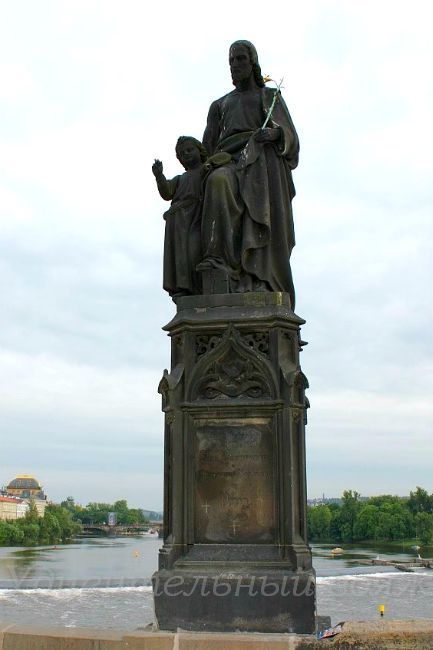 Скульптура Св. Иосифа с Иисусом 