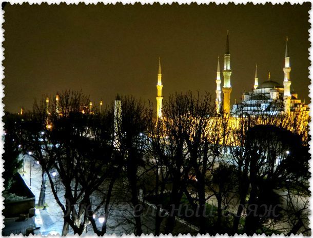 отель с видом на Голубую мечеть Стамбула