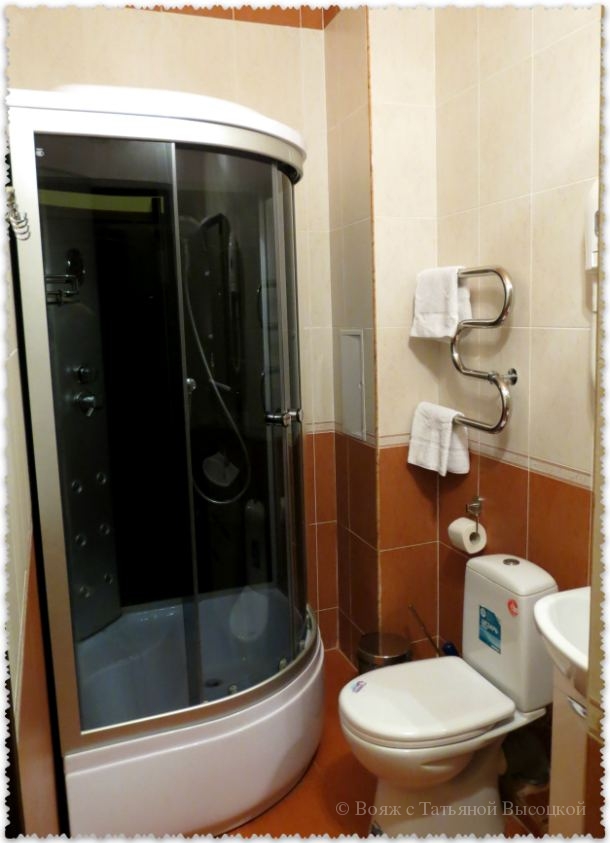 ванная комната в отеле Эсперо