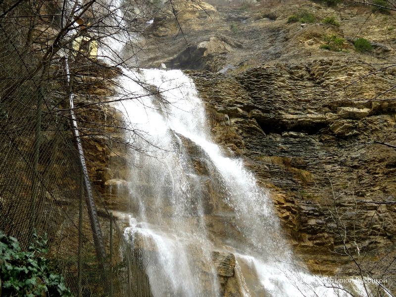 vodopad Uchan Su vesnoj